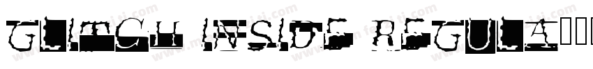 Glitch Inside Regula字体转换